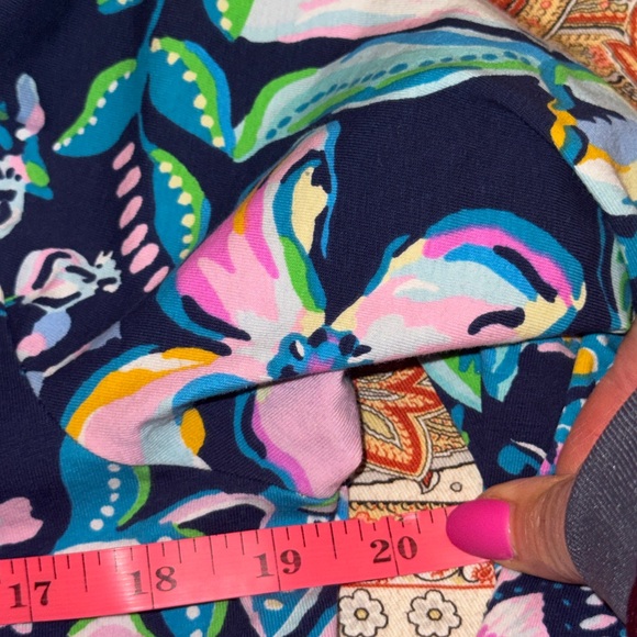 🌸 Lilly Pulitzer Aleah Boatneck Top – “In Full Bloom” Print, Size Large 🌸 - Picture 11 of 15